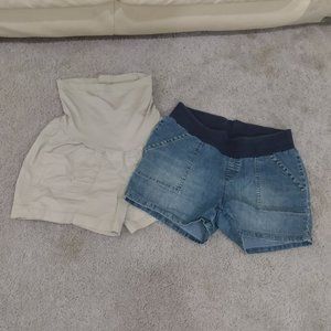 Lot of 2 Maternity Shorts